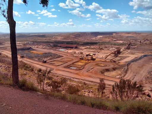 BHP Mining Area C via Mount magnet